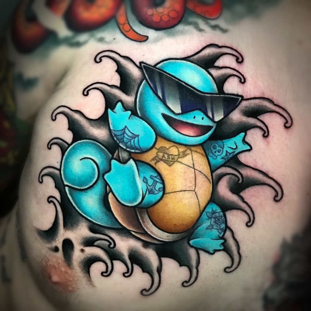 squirtle squad tattoo